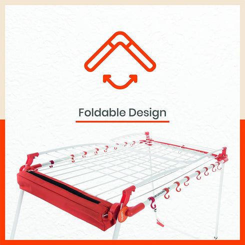 Bathla Mobidry Opus - Extra Large Foldable Cloth Drying Stand for Home