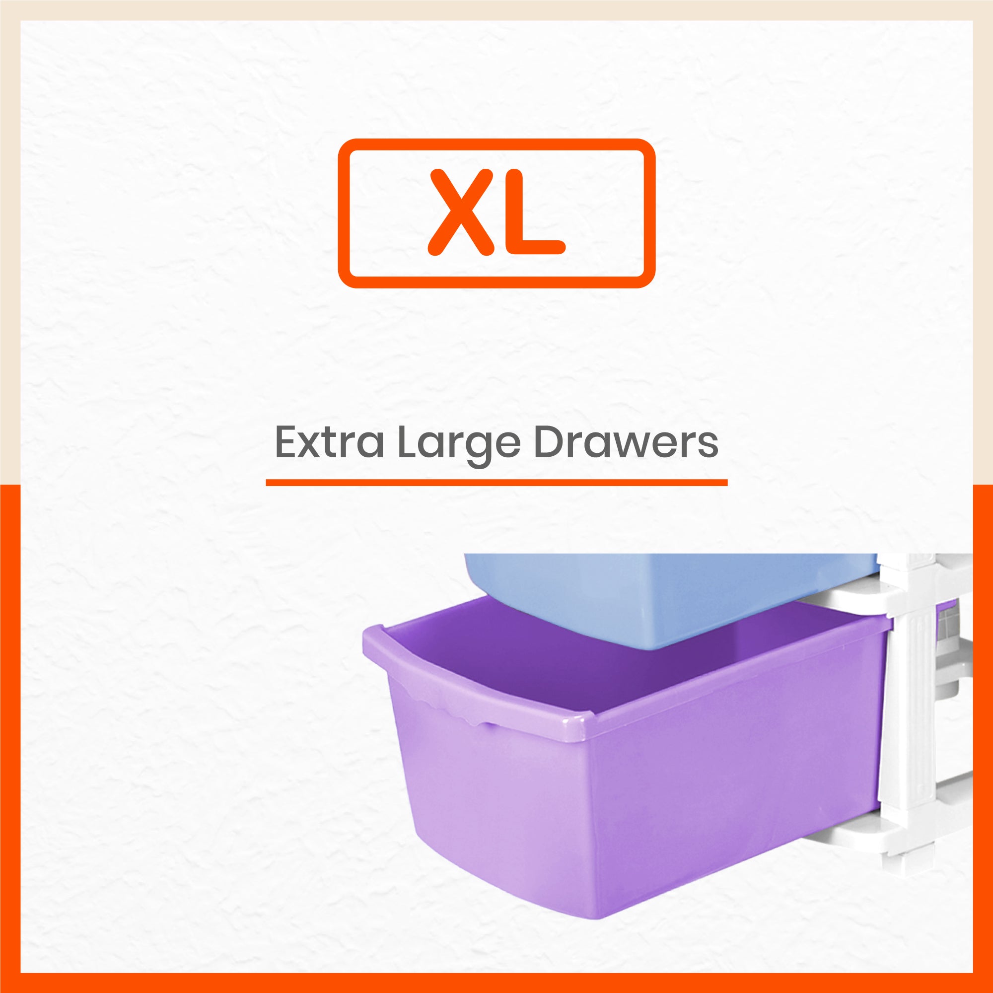 Stomo 5 Drawer Multi-Purpose Storage Organizer for Home and Office