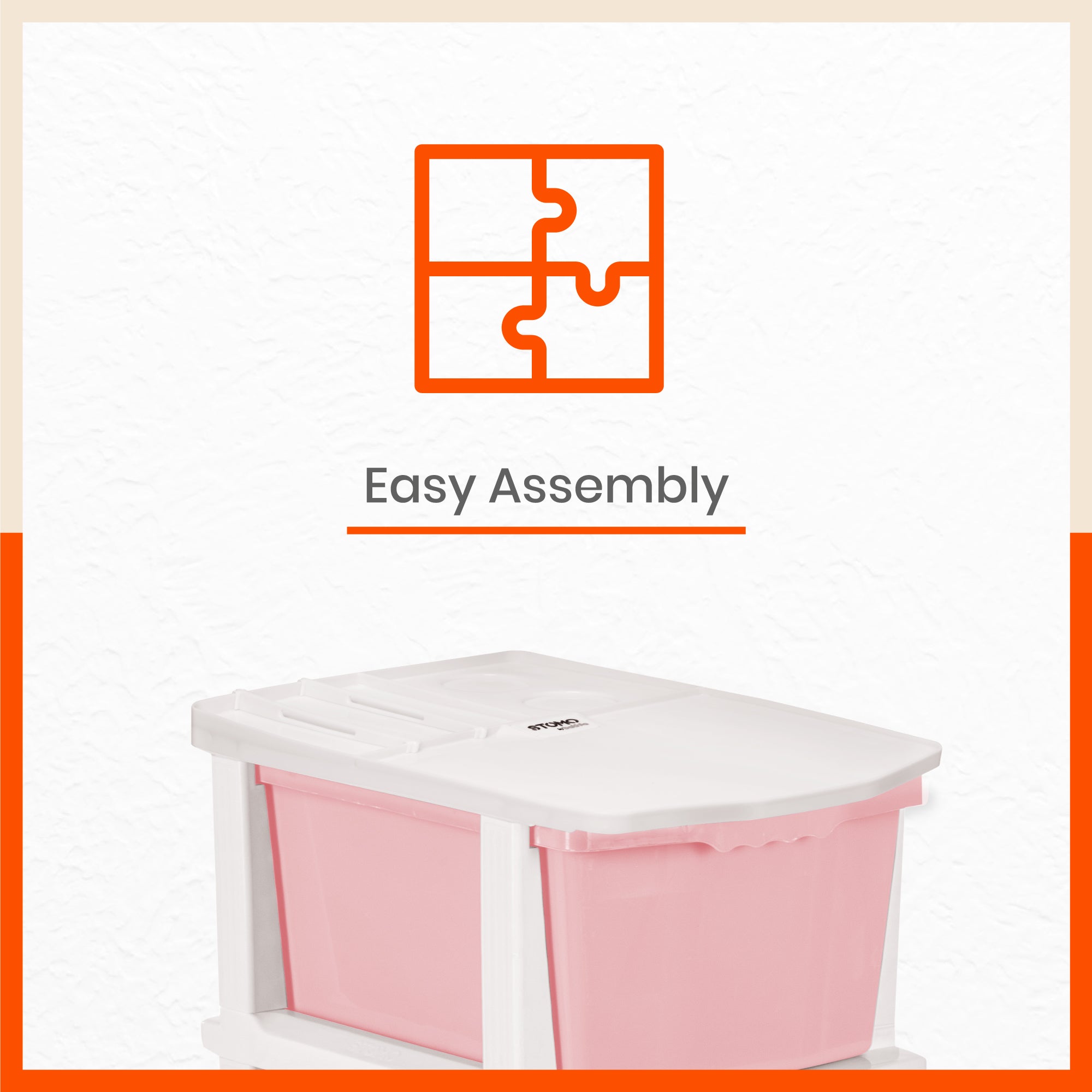 Stomo 5 Drawer Multi-Purpose Storage Organizer for Home and Office