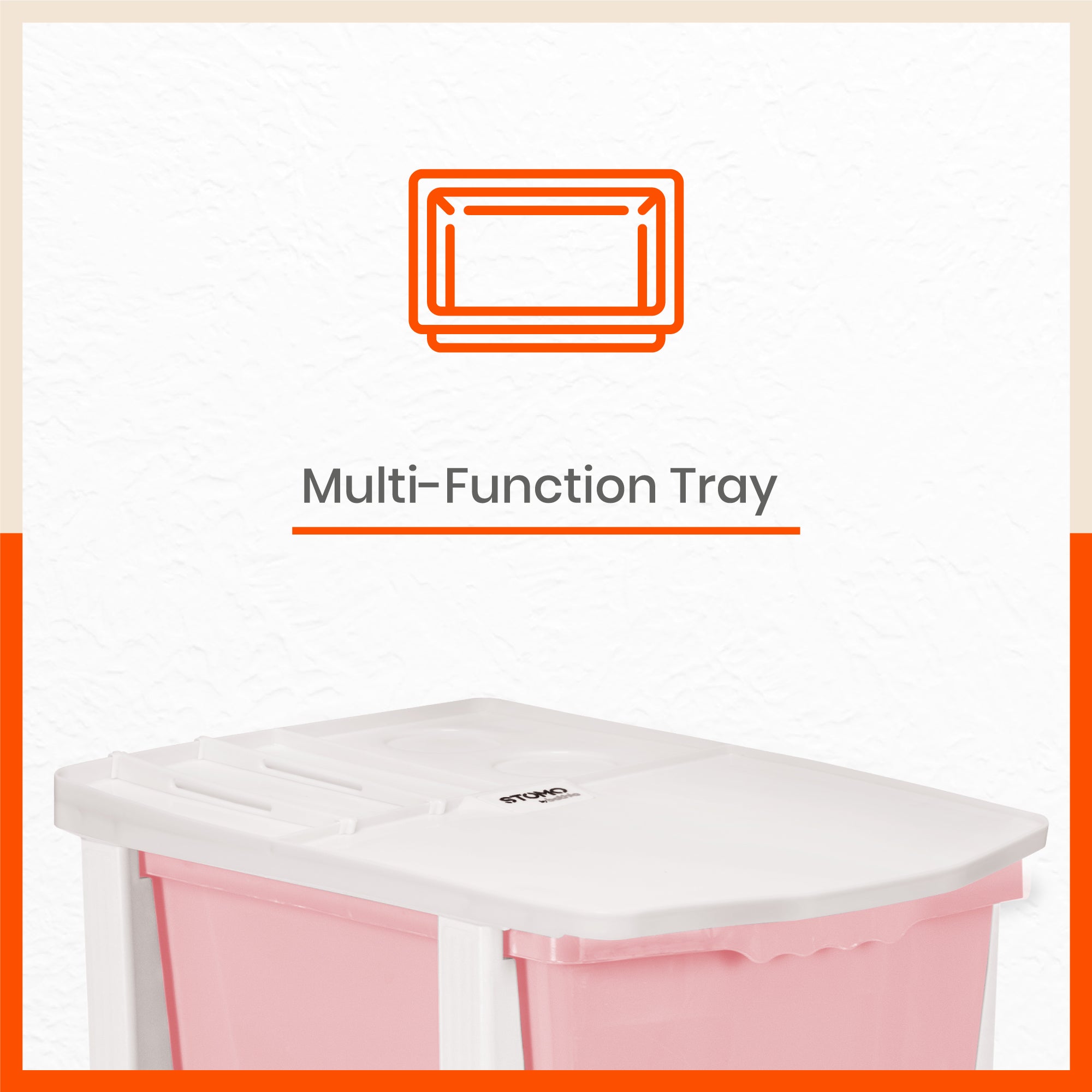 Stomo 5 Drawer Multi-Purpose Storage Organizer for Home and Office