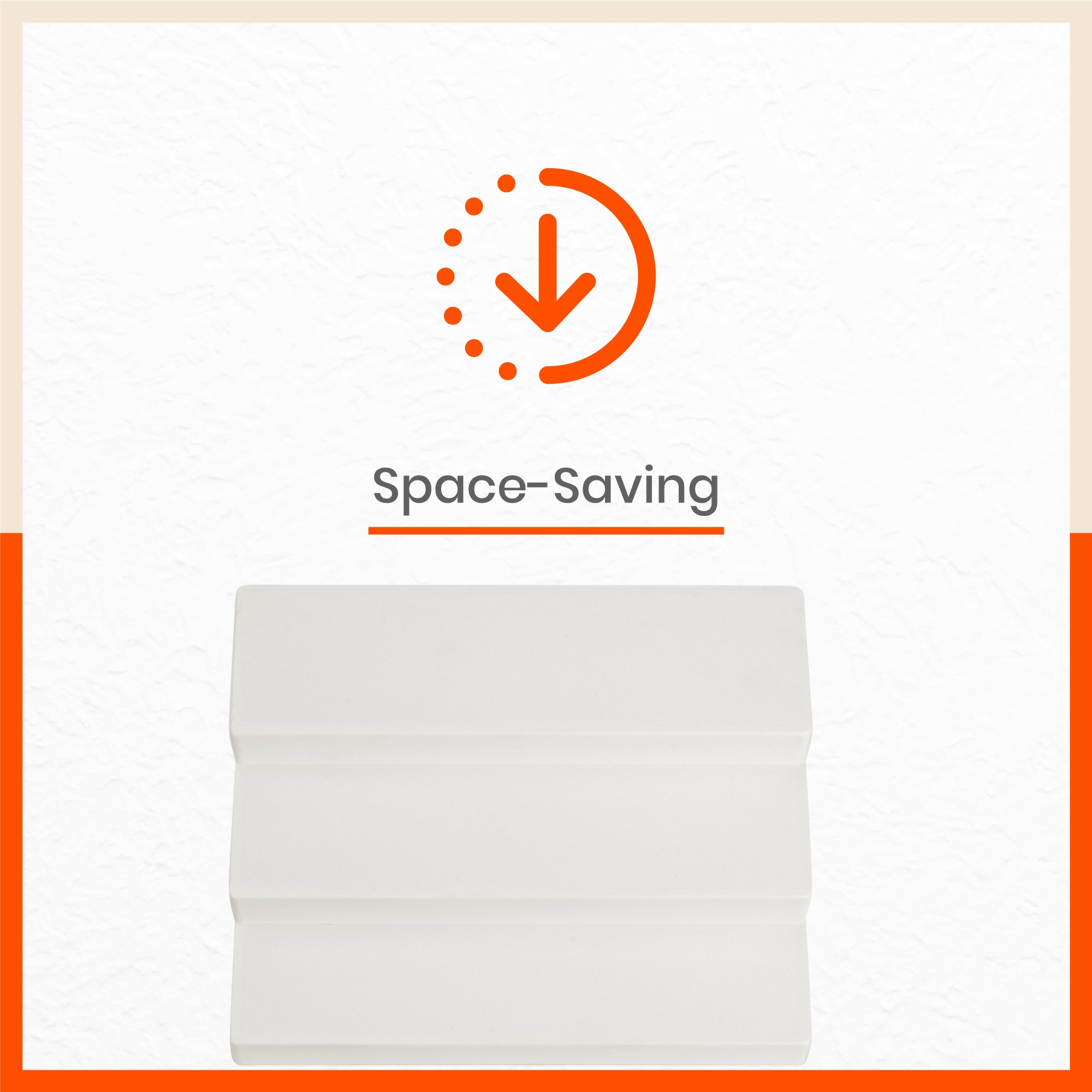 Stomo Taro Multipurpose Shelf Organizer for Home | Pearl White - Set of 2