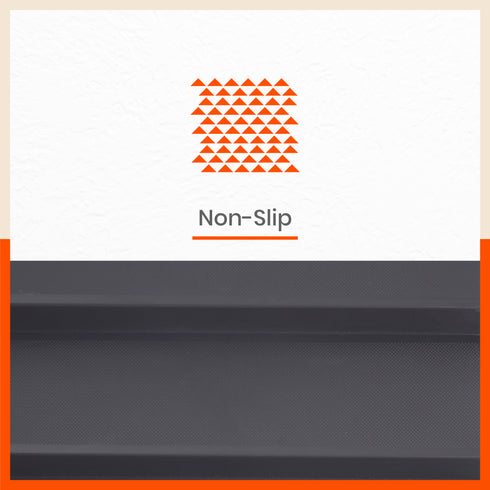 Stomo Taro Multipurpose Shelf Organizer for Home | Smoke - Set of 2