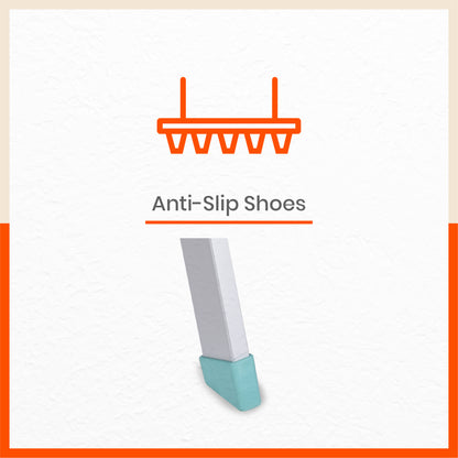 Bathla Prime 4 - Step Aluminium Ladder for Home with Multi Utility Support Handle - Teal