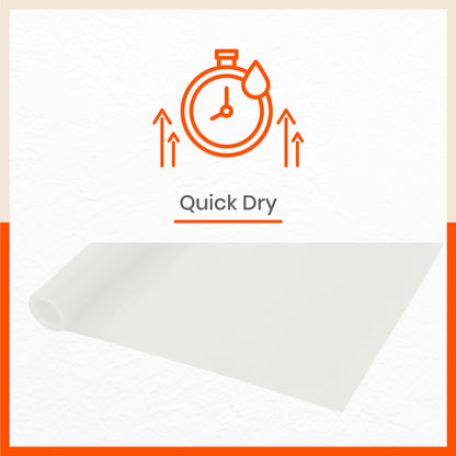 Vega Multipurpose Diamond Texture Shelf Liner | White (60 cm X 300 cm 380 GSM)