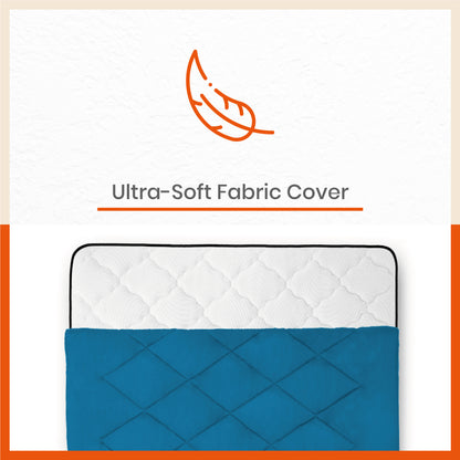 ELVA Reversible Microfiber Comforter / Blanket / Quilt / Duvet For Home | Single â€“ Beige & Blue - 200 GSM