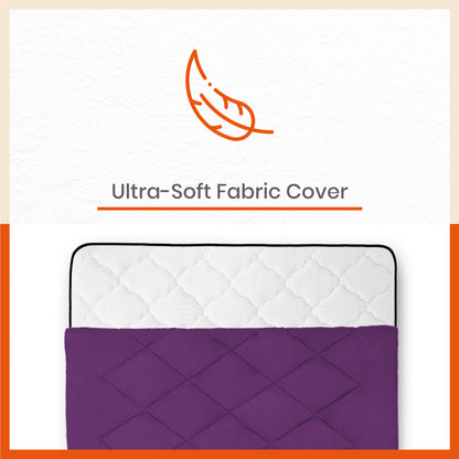 ELVA Reversible Microfiber Comforter / Blanket / Quilt / Duvet For Home | Single â€“ Red & Purple - 200 GSM