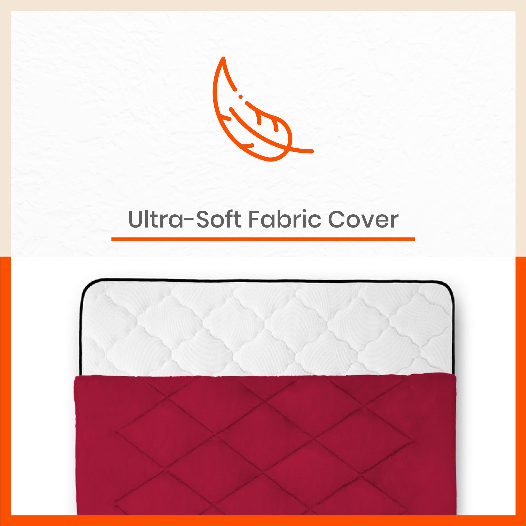ELVA Reversible Microfiber Comforter / Blanket / Quilt / Duvet For Home | Single Red & Grey - 200 GSM