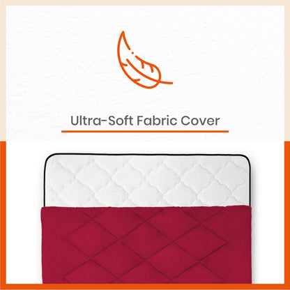 ELVA Reversible Microfiber Comforter / Blanket / Quilt / Duvet For Home | Single â€“ Red & Navy - 200 GSM