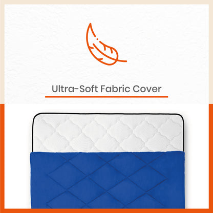 ELVA Reversible Microfiber Comforter / Blanket / Quilt / Duvet For Home | Single â€“ Lime & Sky Blue - 200 GSM