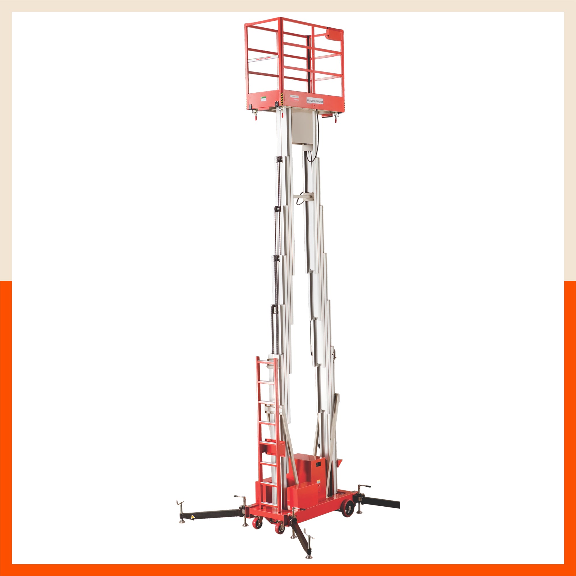 Bathla BADM – Double Mast Ladder | Heavy Duty, 120kg Load