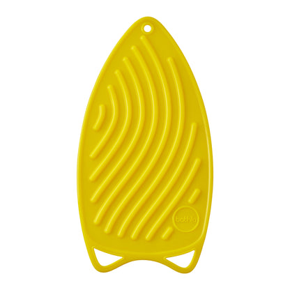 Bathla X-Pres SafeRest Silicone Iron Mat for Hot Iron Rest | Heat-Resistant, Anti-Slip | Washable | Protects Ironing Board from Heat Damage & Keeps Iron Secure - Yellow
