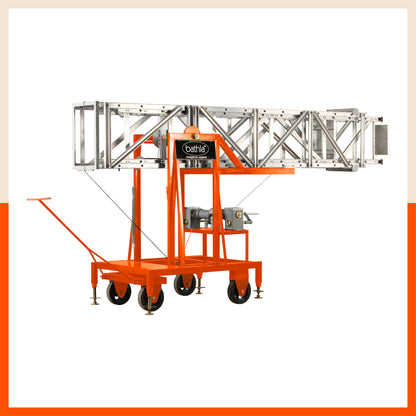 Bathla TX 4100 – Tower Tiltable Ladder (‘I’ Beam, ‘D’ Rung) with Winch Operated Tilting & Self-Locking Mechanism | Extra Heavy Duty, 300kg Load