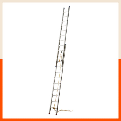 Bathla WE 4100 – Wall Reclining Extension Ladder (‘I’ Beam, ‘D’ Rung) | Extra Heavy Duty, 150kg Load
