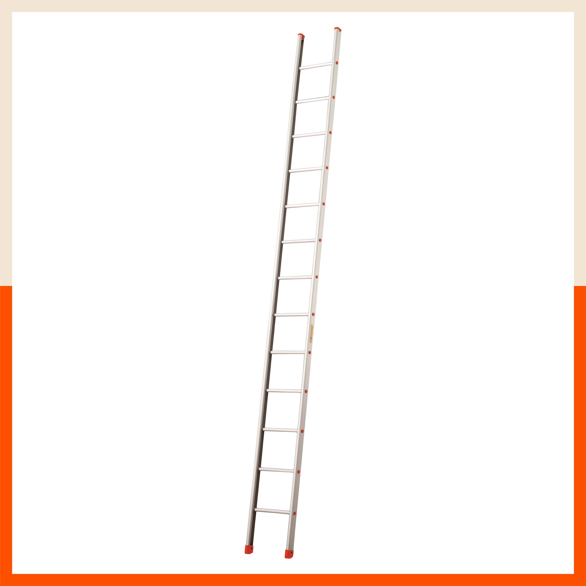 Bathla WR 1000 – Wall Reclining Ladder with 65MM Non-Slip Steps & Rubber Wall Guard