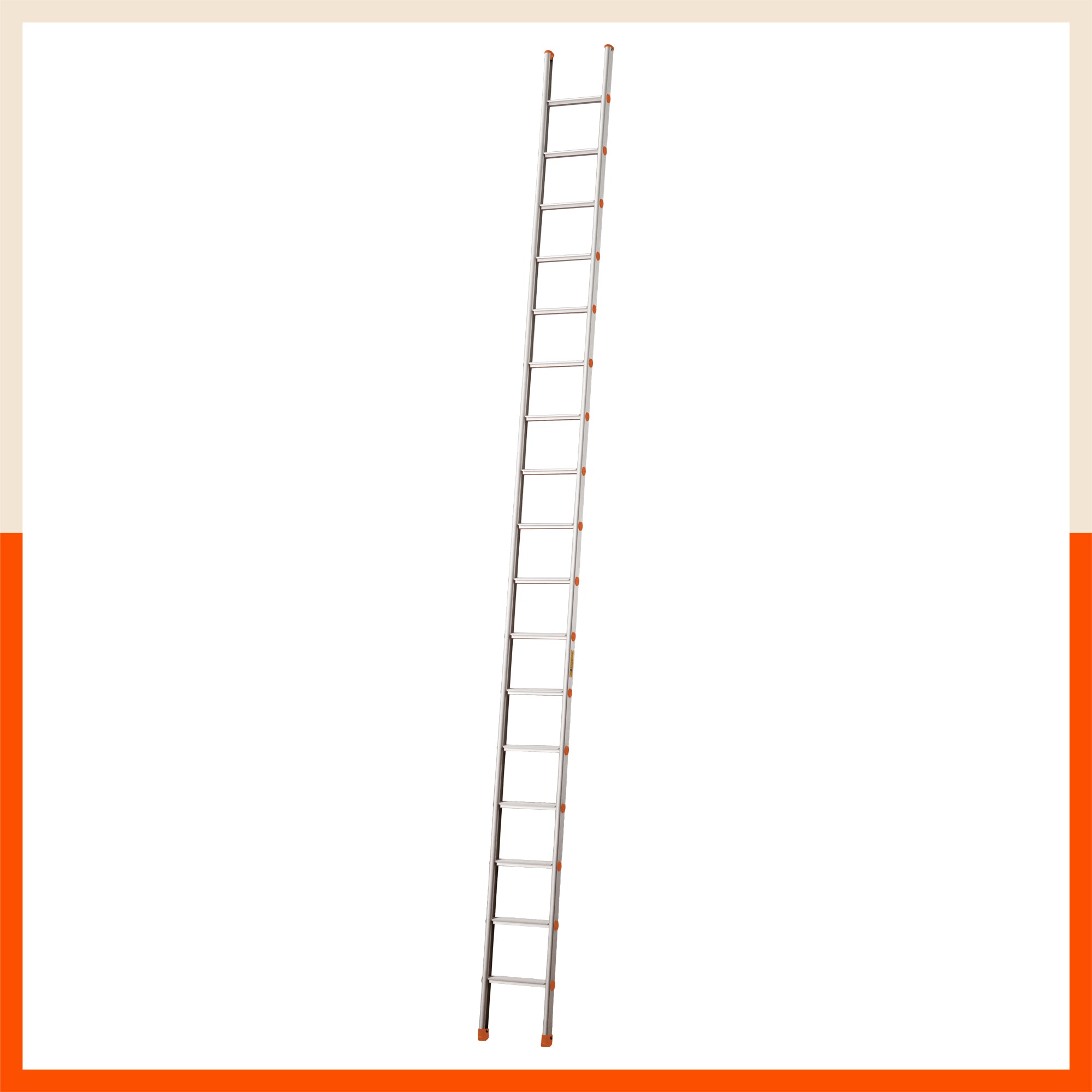 Bathla WR 2000 – Wall Reclining Ladder with 65MM Non-Slip Steps & Rubber Wall Guard
