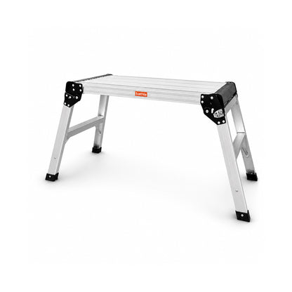 Bathla Vantage Aluminium Work Platform | Heavy Duty Work Bench | Foldable Work Stand with Wide Platform | Portable Step Platform for Home, Office, Painting, Cleaning, Maintenance & DIY Work