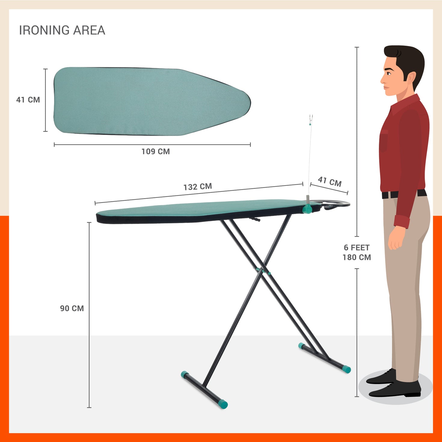 Bathla Foldable Ironing Board For Home Bathla Home