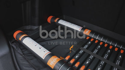 Bathla X-TEND 16.5 ft Aluminium Telescopic Ladder | Made in India (13 Step - 5 Mtr)