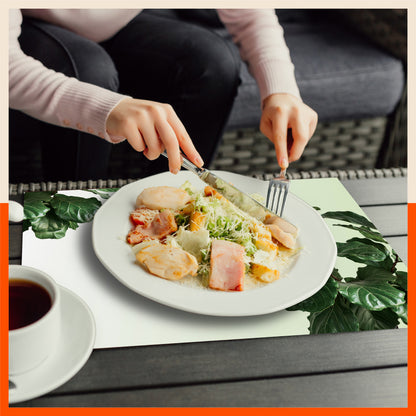 Polypropylene Table Mats & Coasters for Dining Table at Home (JAVA - Set of 6)