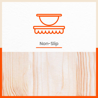 Polypropylene Table Mats & Coasters for Dining Table at Home (MAPLE - Set of 6)