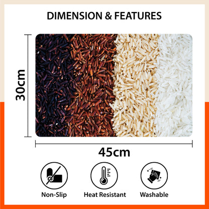 Polypropylene Table Mats & Coasters for Dining Table at Home (AMELLA - Set of 6)