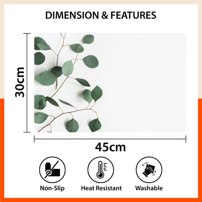 Polypropylene Table Mats & Coasters for Dining Table at Home (CHER - Set of 6)