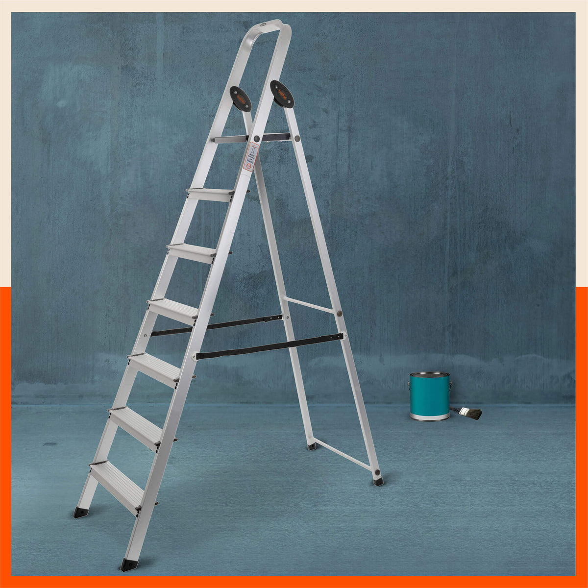 7step Ladder Bathla 7 Feet / 7 Step Aluminium Ladder for Home – Bathla Home