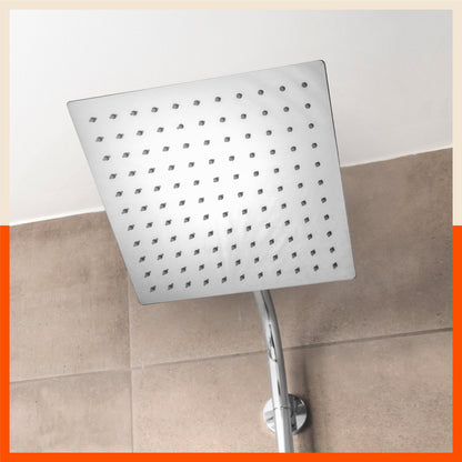 Zoya Ultra-Slim Rectangular Shower Head For Home | Extra Large - 300mm x 300mm