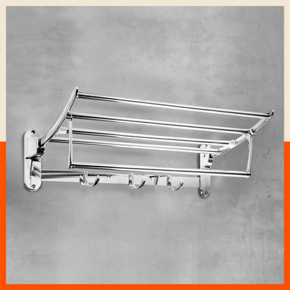 Dorado Stainless Steel Towel Rack / Holder / Stand For Home (Medium - 18 inches)