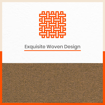 AKIRA Jute Cushion Covers For Home | Beige (Set of 3 - 16 x 16 Inches)