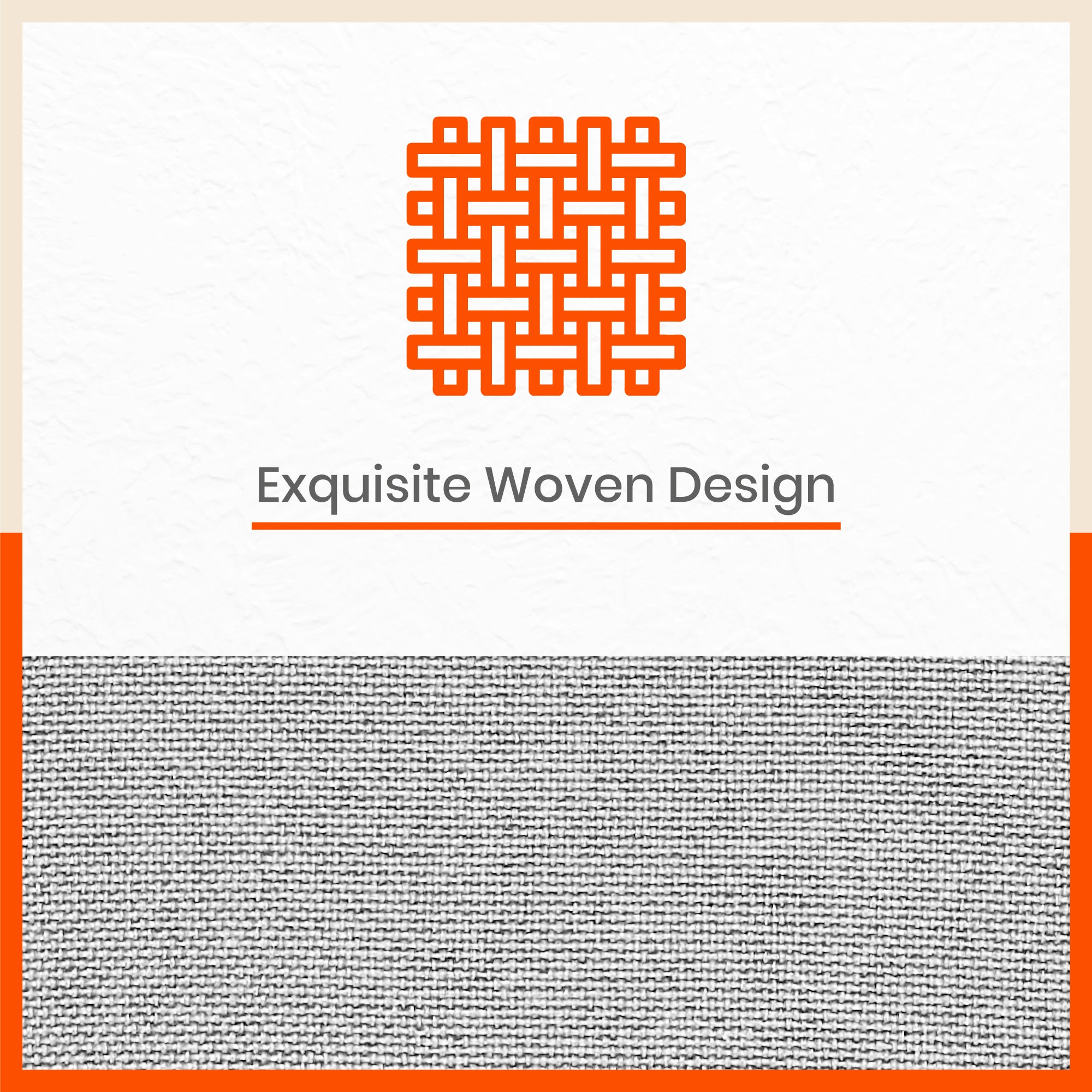 AKIRA Jute Cushion Covers For Home | Grey (Set of 5 - 16 x 16 Inches)