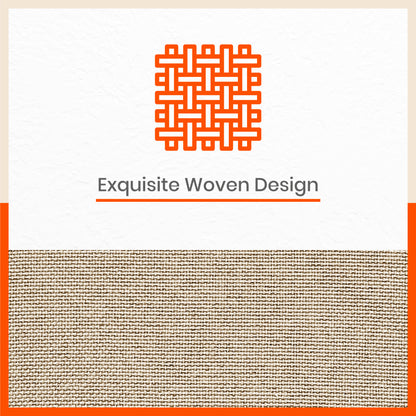 AKIRA Jute Cushion Covers For Home | Multicolour (Set of 3 - 16 x 16 Inches)