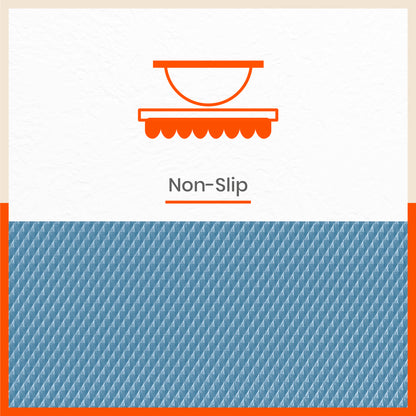 Vega Multipurpose Diamond Texture Shelf Liner | Blue (60cm X 500 cm 380 GSM)