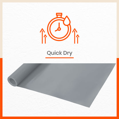 Vega Multipurpose Diamond Texture Shelf Liner | Light Grey (60 cm X 500 cm 380 GSM)