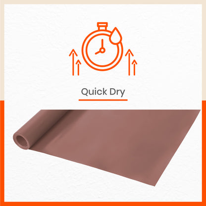 Vega Multipurpose Diamond Texture Shelf Liner | Coffee Brown ( 45cm X 150cm 380 GSM Pack of 3 )
