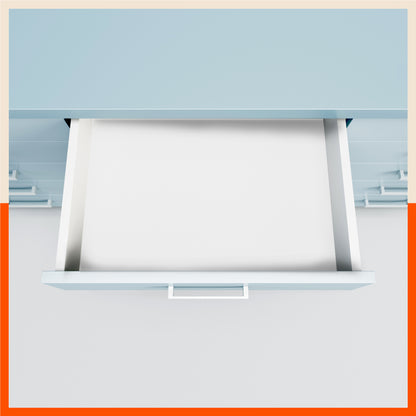 Vega Multipurpose Diamond Texture Shelf Liner | Transparent ( 45cm X 300cm 380 GSM)