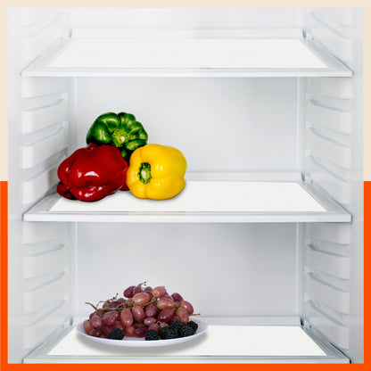 Vega Multipurpose Diamond Texture Shelf Liner | White ( 45cm X 150cm 380 GSM Pack of 3 )