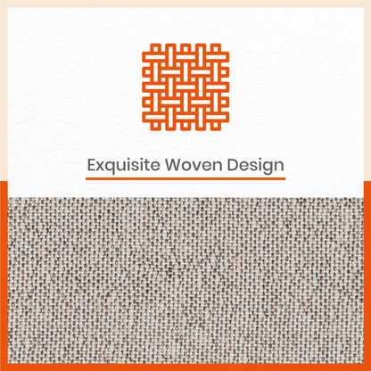 Vera Premium Jute Table Mats / Placemats for Home Dining Table | (Ash - Set of 6 - 45cm x 30cm)