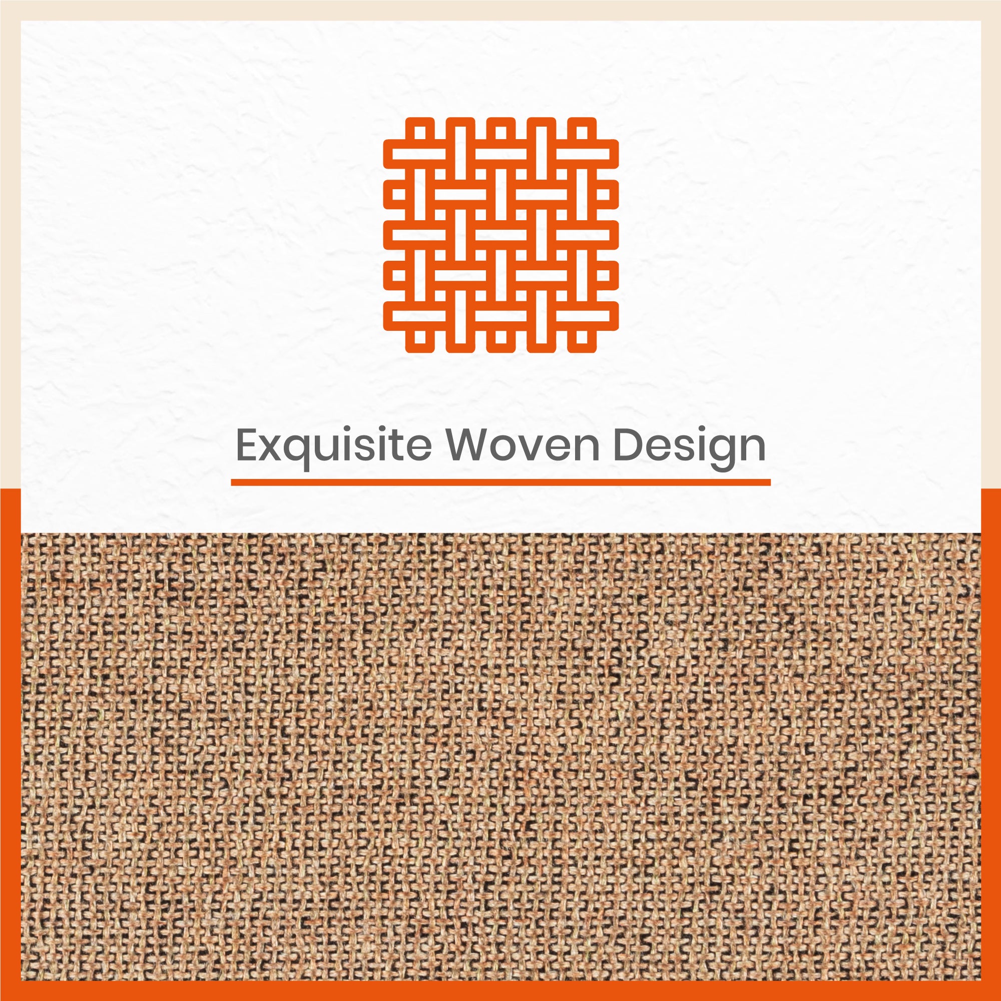 Vera Premium Jute Table Mats / Placemats for Home Dining Table | (Beige - Set of 6 - 45cm x 30cm)