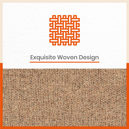 Vera Premium Jute Table Mats / Placemats for Home Dining Table | (Beige - Set of 6 - 45cm x 30cm)