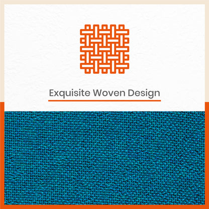 Vera Premium Jute Table Mats / Placemats for Home Dining Table | Reversible | (Blue - Set of 6 - 45cm x 30cm)