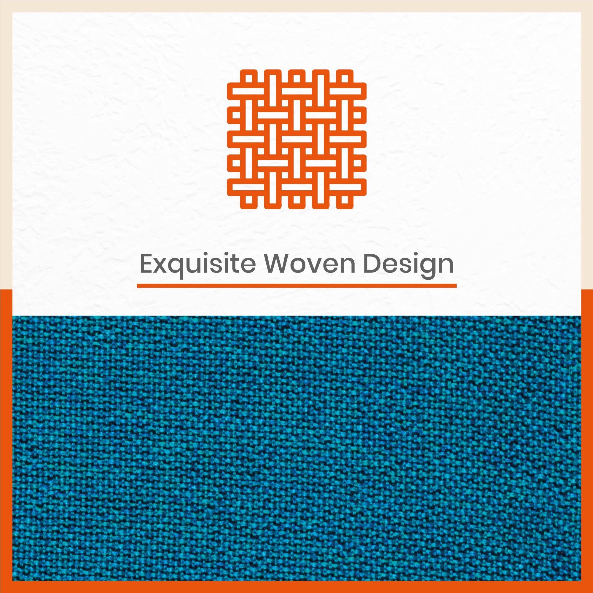Vera Premium Jute Table Mats / Placemats for Home Dining Table | (Blue - Set of 6 - 45cm x 30cm)