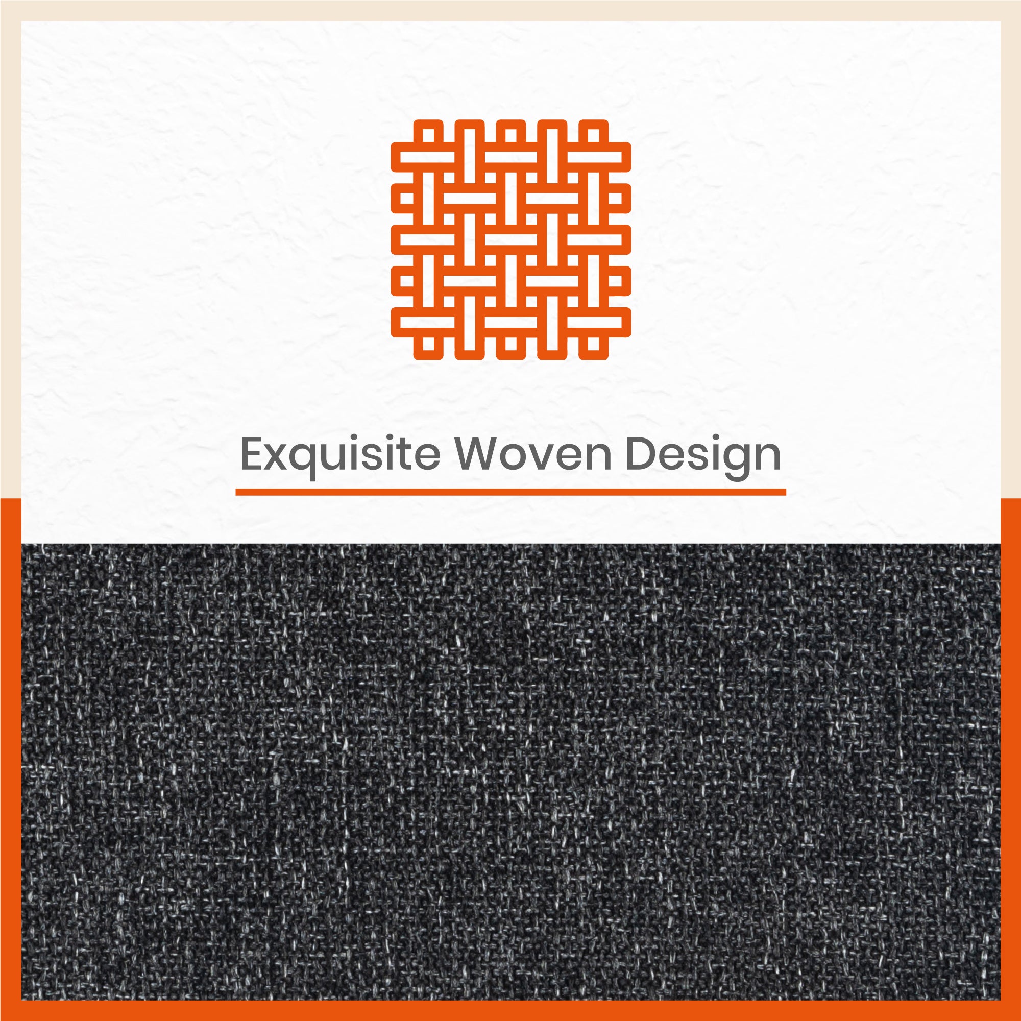 Vera Premium Jute Table Mats / Placemats for Home Dining Table | Reversible | (Charcoal - Set of 6 - 45cm x 30cm)