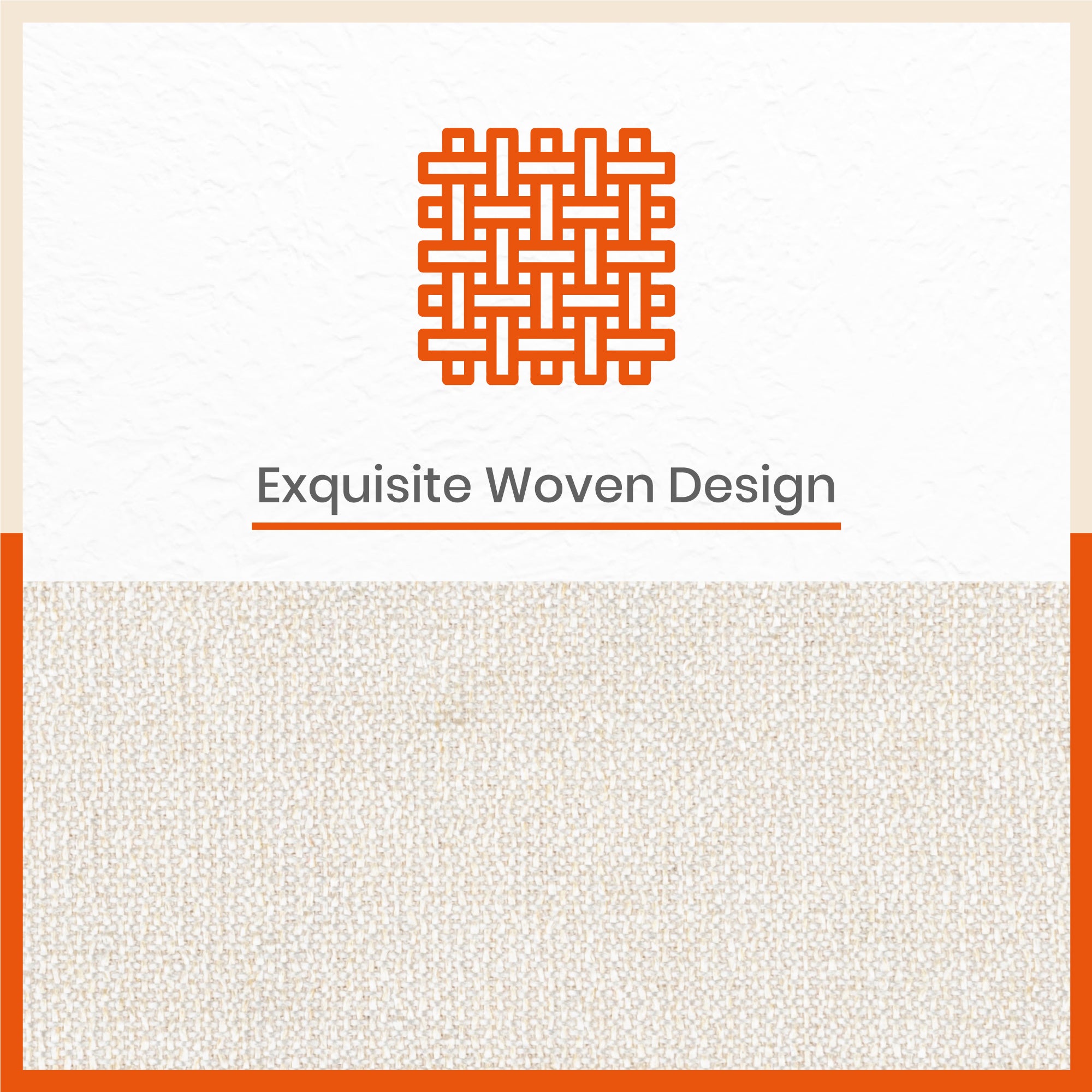 Vera Premium Jute Table Mats / Placemats for Home Dining Table | (Cream - Set of 6 - 45cm x 30cm)