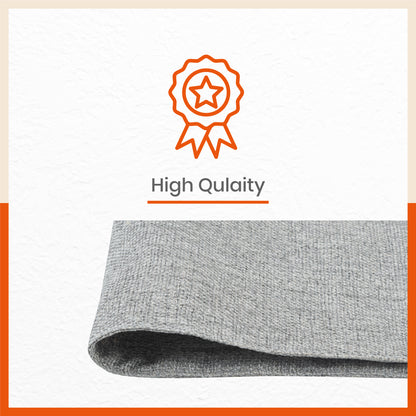 Vera Premium Jute Table Mats / Placemats for Home Dining Table | (Grey - Set of 6 - 45cm x 30cm)