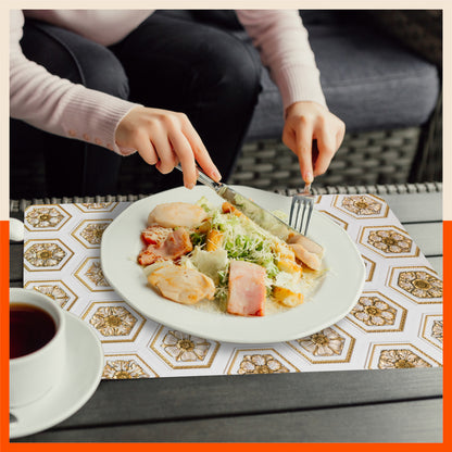 Polypropylene Table Mats & Coasters for Dining Table at Home (Imperial - Set of 6)