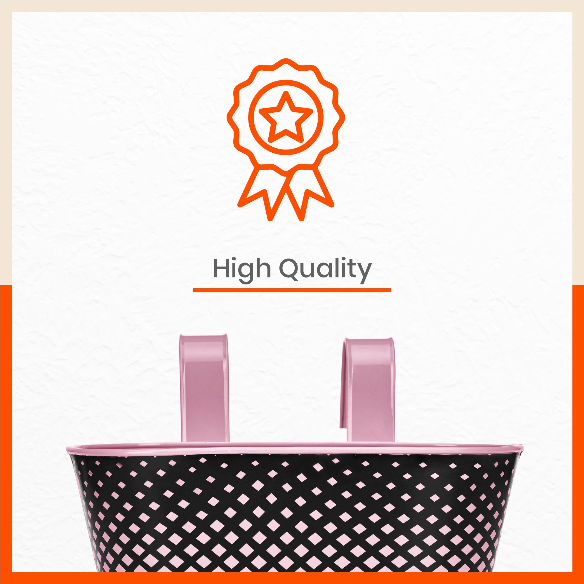 DIA Hanging Metal Pot Holders / Planters for Home / Balcony / Garden | Blush