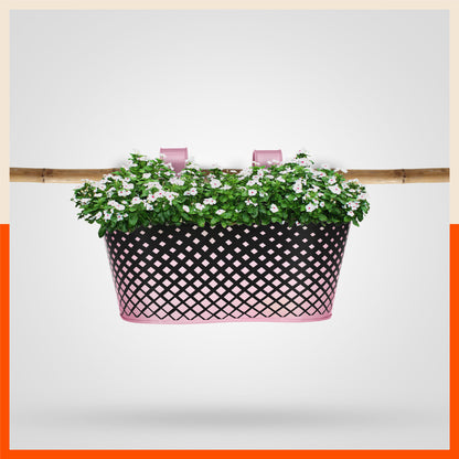 DIA Hanging Metal Pot Holders / Planters for Home / Balcony / Garden | Blush
