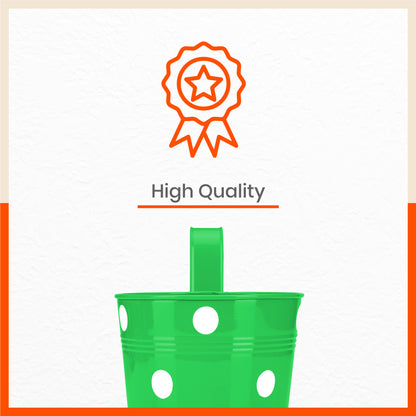 RUI Hanging Metal Pot Holders / Planters for Home / Balcony / Garden | Green