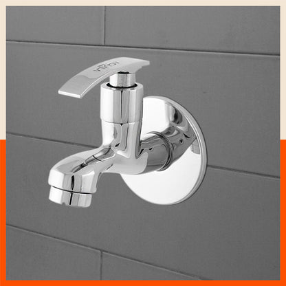 Aquila Wall Mountable Bib Tap With Flange For Kitchen/Bathroom